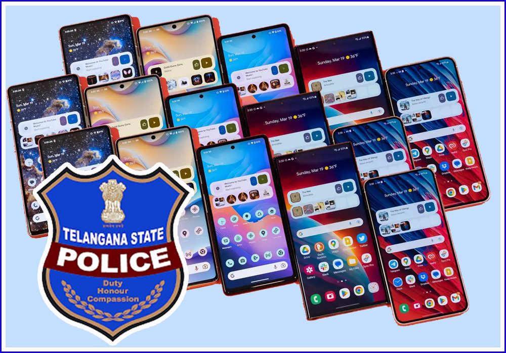 Mobile phones Telanagana police