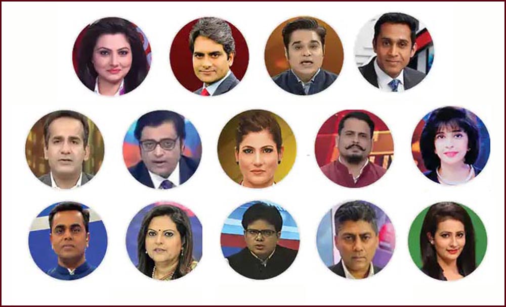 boycott Godi media anchors