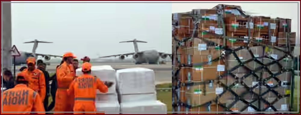 India sends 2nd batch of aid