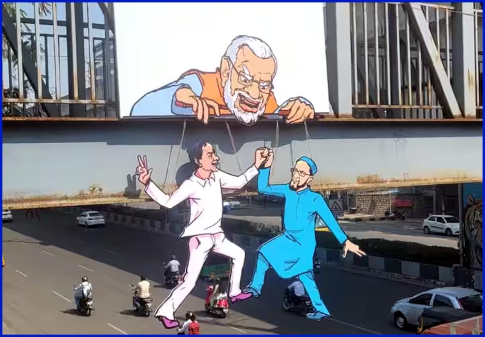 Kcr-owaisi-as-pm-modi-s-puppets