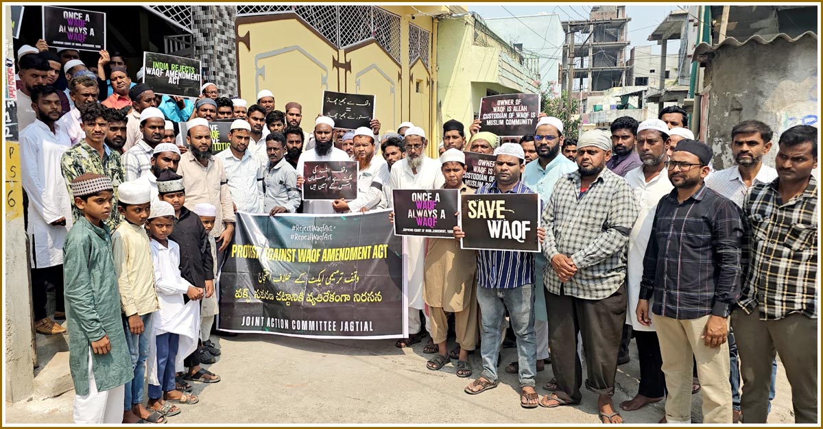 Waqf Protest